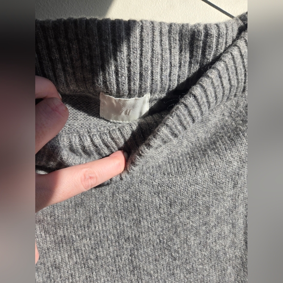 H&M Midi Wool Type Skirt Womens XL - Picture 3 of 3